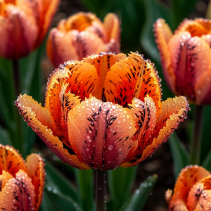 Тюльпан Литл Джем купить по цене от 199р. в интернет-магазине «Посадика» с доставкой почтой в в Куртамыше и по всей России – [изображение №1].