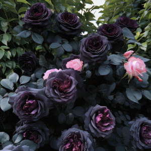 Роза Черная купить по цене от 450р. в интернет-магазине «Посадика» с доставкой почтой в в Куртамыше и по всей России – [изображение №1].