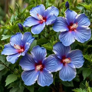 Гибискус садовый Блуминг Квин купить по цене от 259р. в интернет-магазине «Посадика» с доставкой почтой в в Куртамыше и по всей России – [изображение №1].