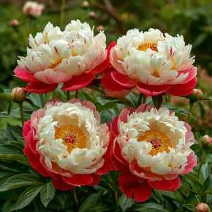 Пион Коралловый Каскад купить по цене от 490р. в интернет-магазине «Посадика» с доставкой почтой в в Куртамыше и по всей России – [изображение №1].