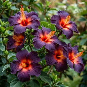 Гибискус Вивида Флэр купить по цене от 279р. в интернет-магазине «Посадика» с доставкой почтой в в Куртамыше и по всей России – [изображение №1].