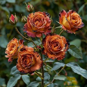 Роза плетистая Оранжевый Бриллиант купить по цене от 450р. в интернет-магазине «Посадика» с доставкой почтой в в Куртамыше и по всей России – [изображение №1].